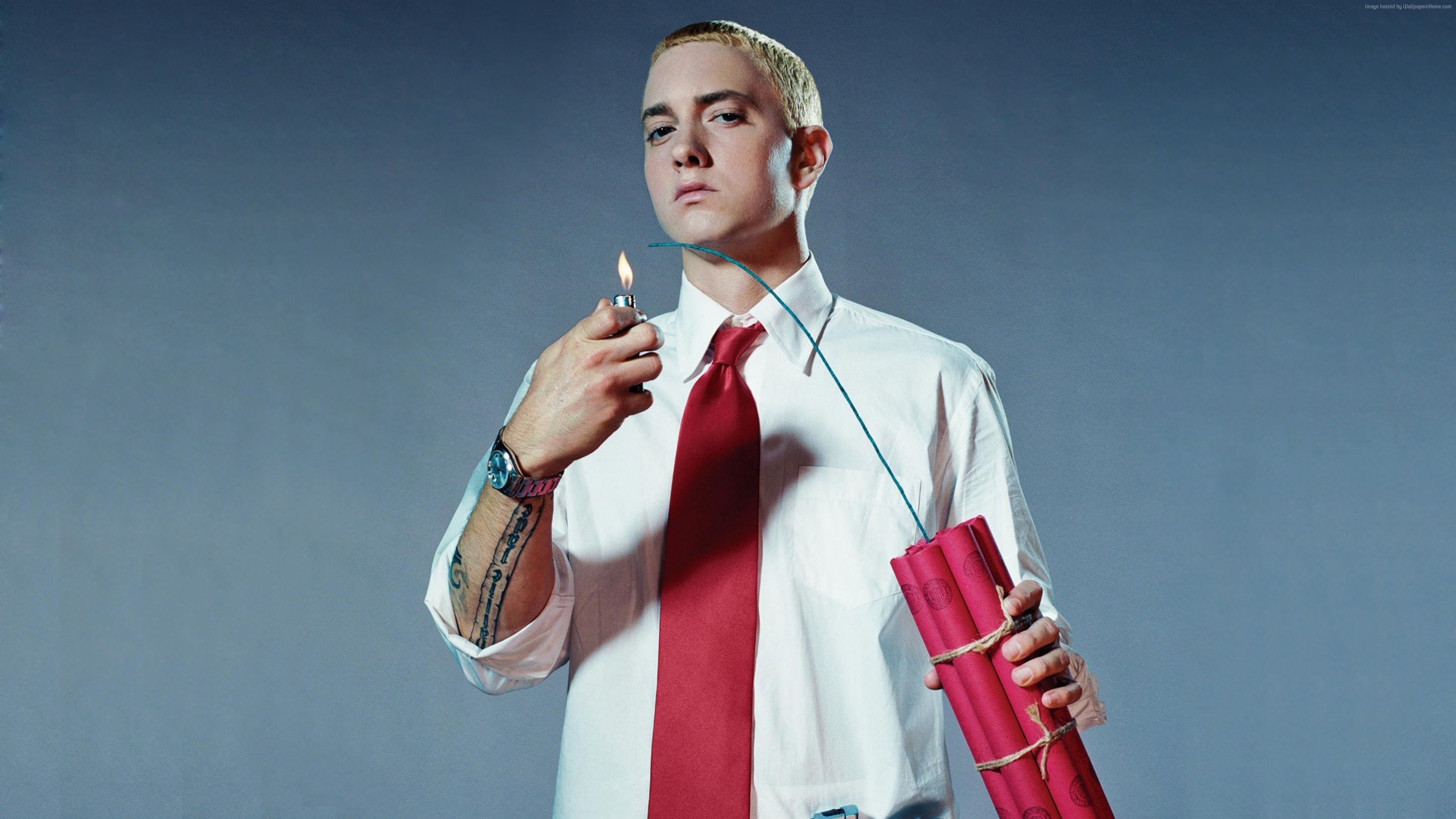Wallpaper Eminem, singer, rapper, actor, 4K, Celebrities